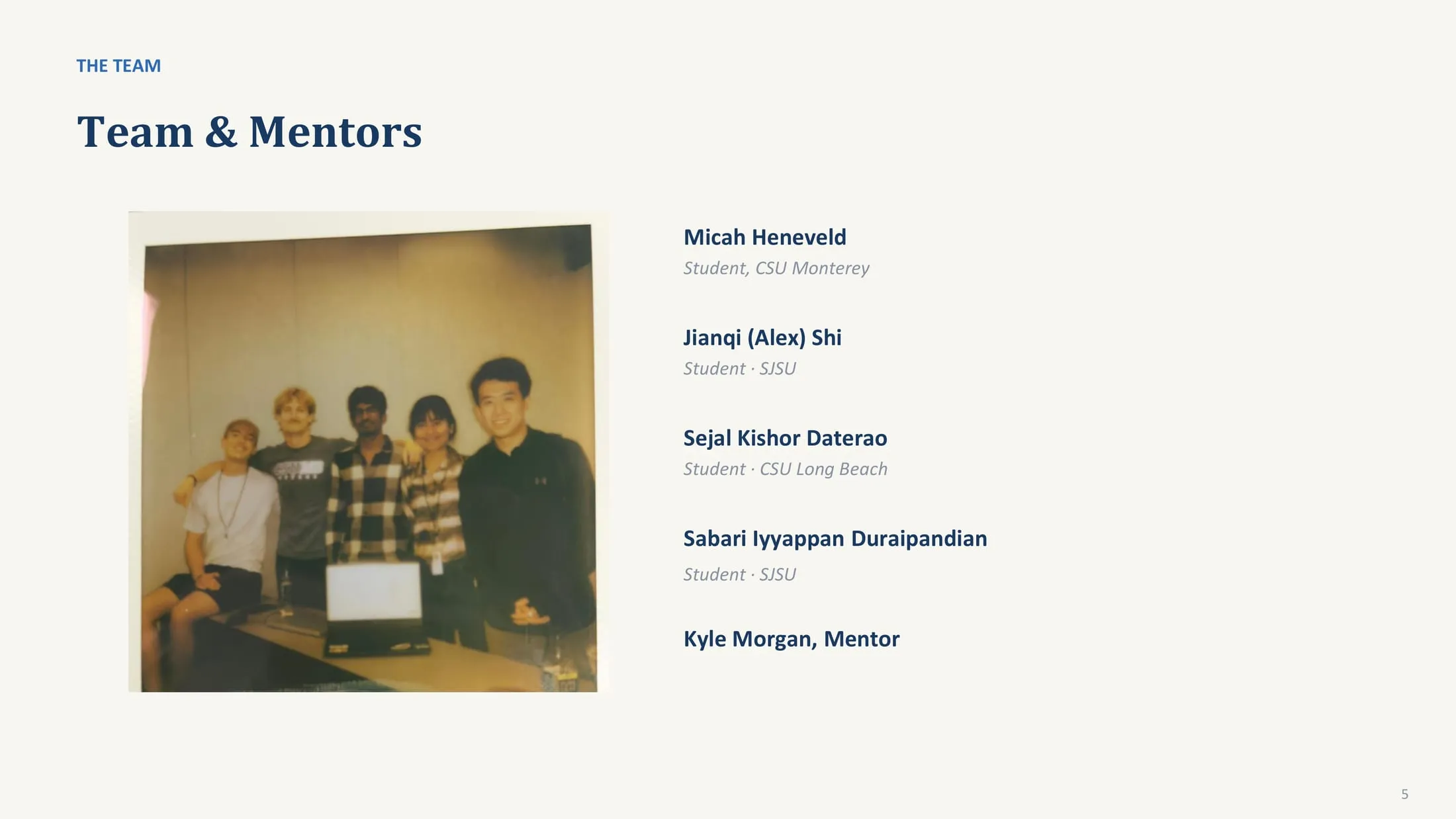The Student Success Navigator team at the CSU AI Summer Camp 2026